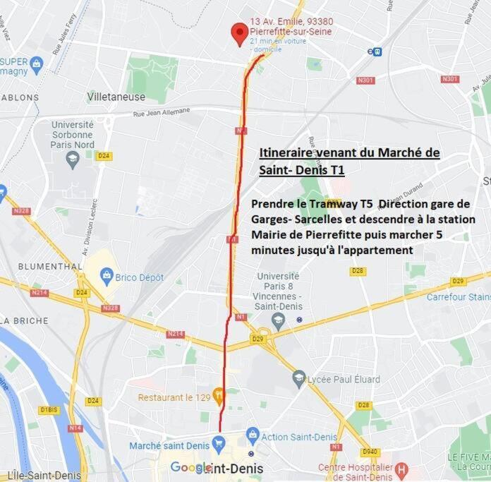 Studio Renove D'Exception Aux Portes De Paris ! П'єррфітт-сюр-Сен Екстер'єр фото